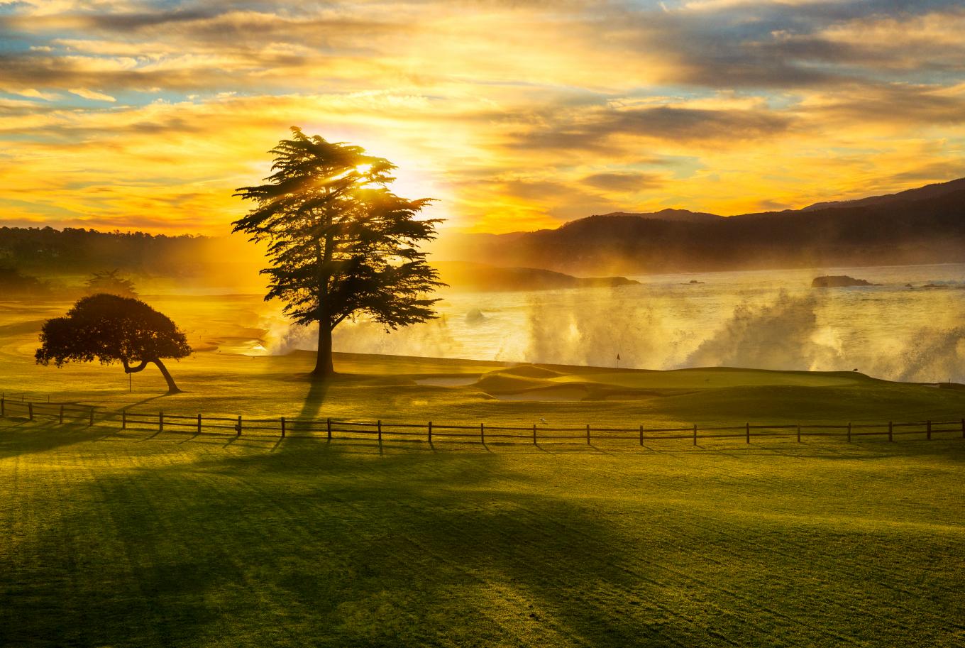 US Open PB 18th Hole Sunset