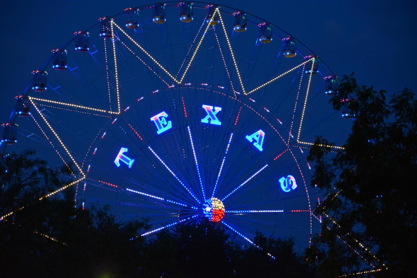 The Texas State Ferris Wheel located in Dallas - The Big D