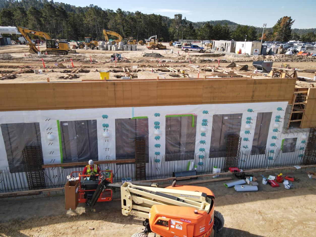 The Framing of the Southern Terminal Wall