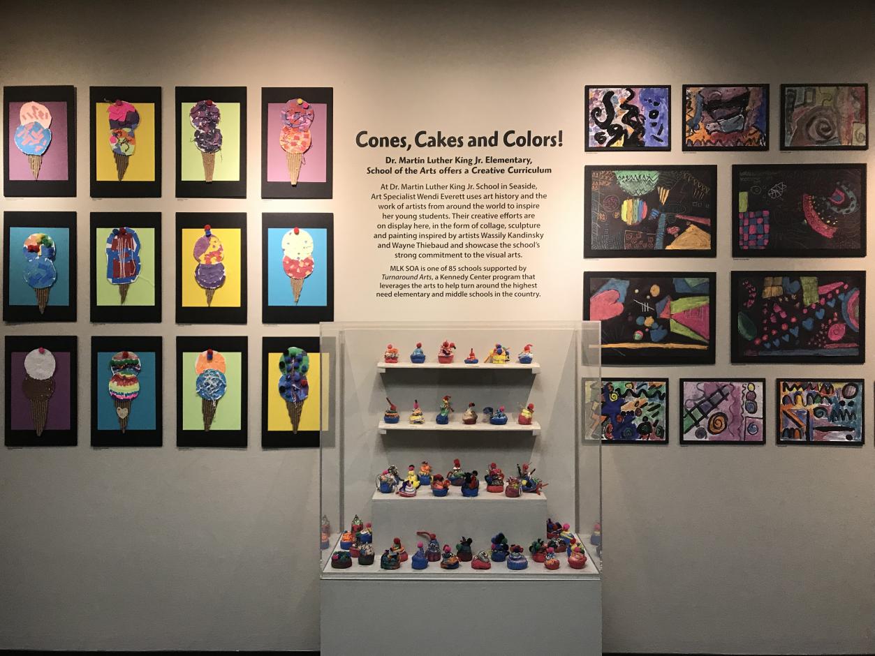 Youth Gallery - Fall 2018 - MLK SOA - Cones, Cakes and Colors!