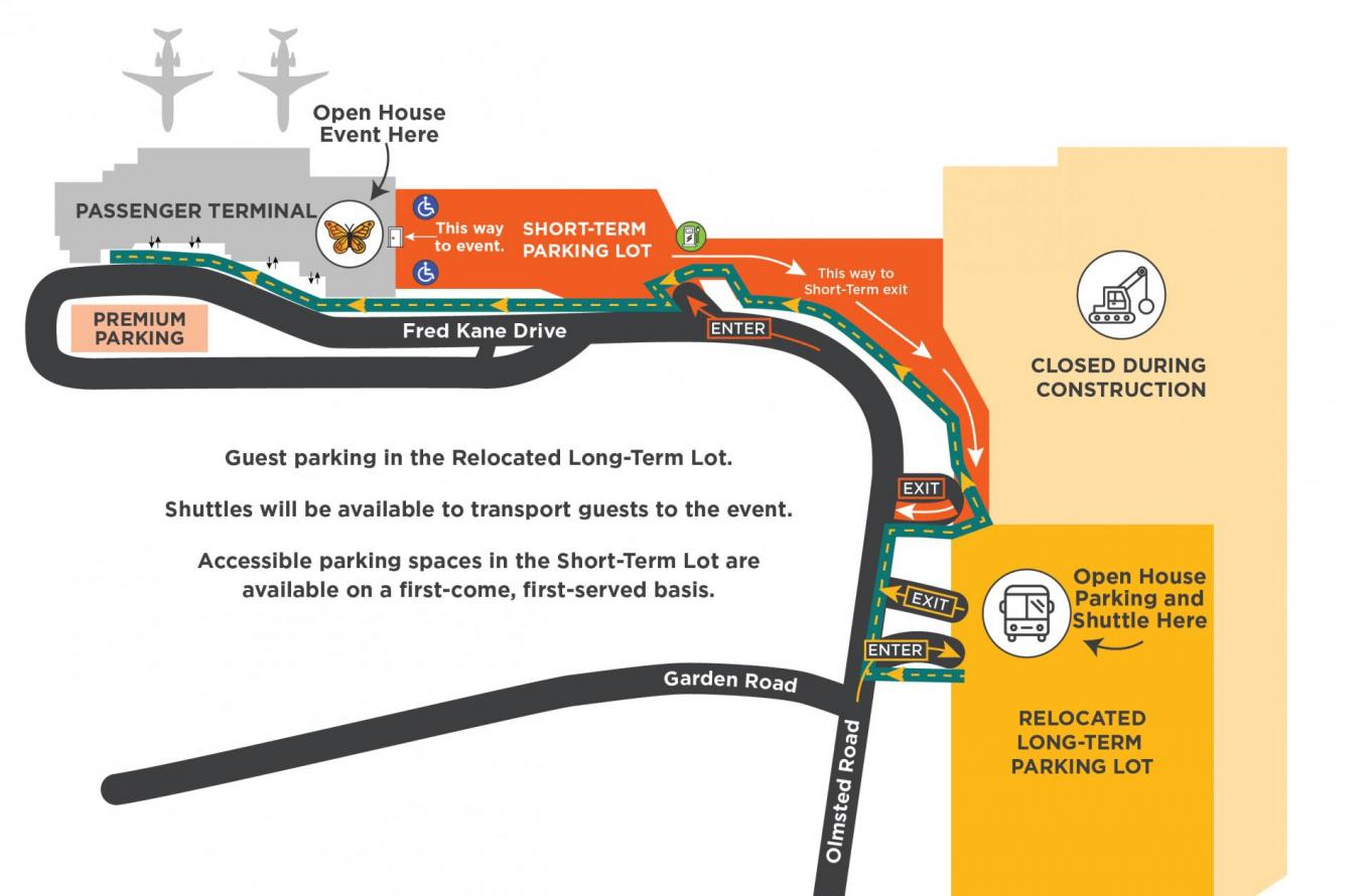 MRY Metamorphosis Open House and Parking Map