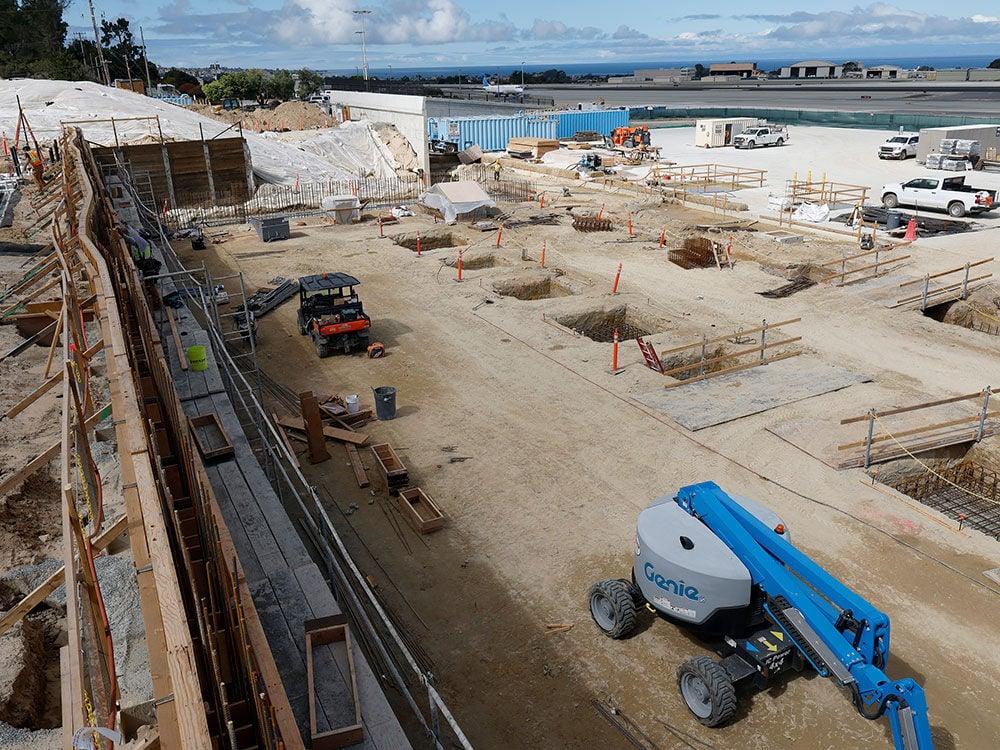 The construction of Monterey Regional Airport’s replacement terminal is underway and slated for completion in the summer of 2027. One new feature will be jet bridges.