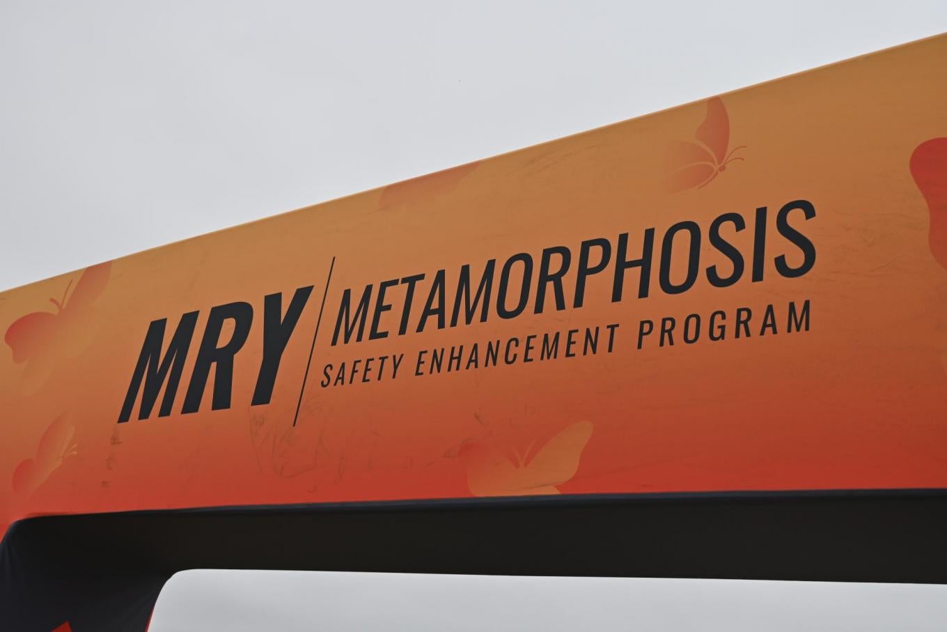 Orange banner that states "MRY Metamorphosis: Safety Enhancement Program"